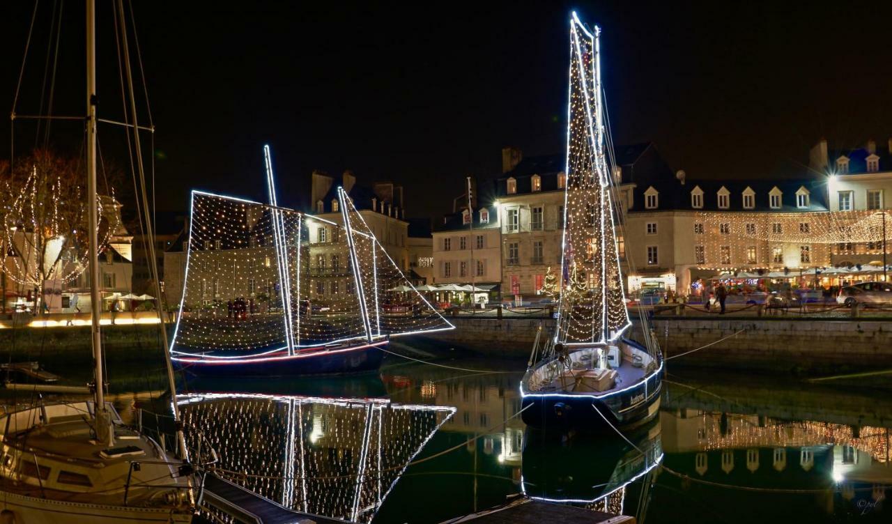 T2 parking à réserver Wi-Fi 10' à pied du port Vannes Esterno foto